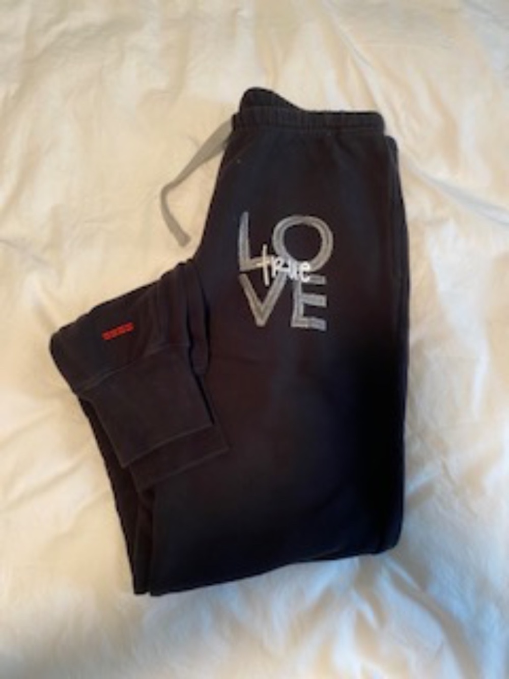 Peace Love World sweat pants small black